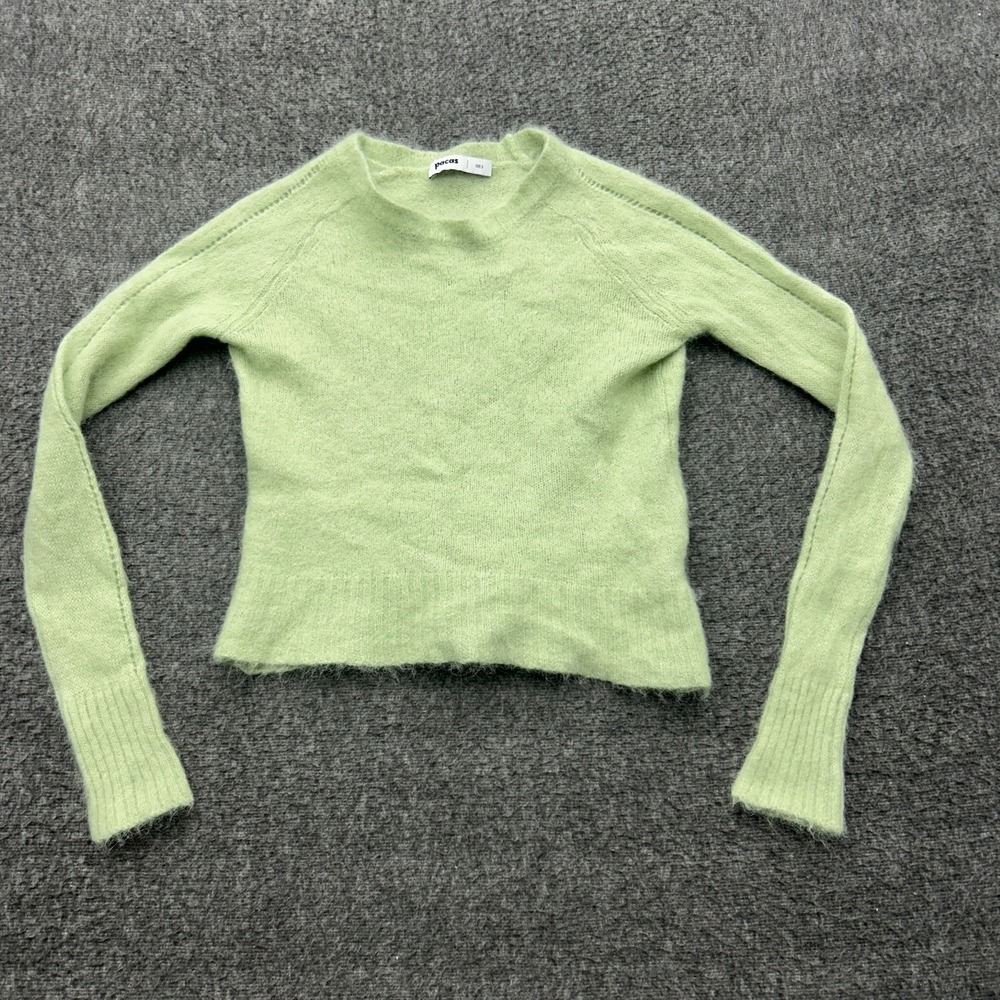 Pacas Sweater‎ Alpaca Wool Blend Green Soft Small